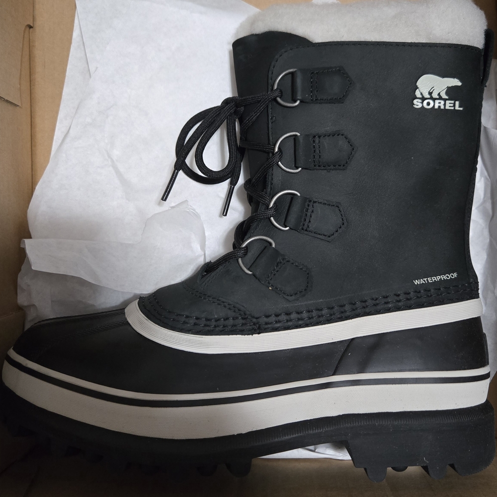 Sorel Black Waterproof Winter Boots